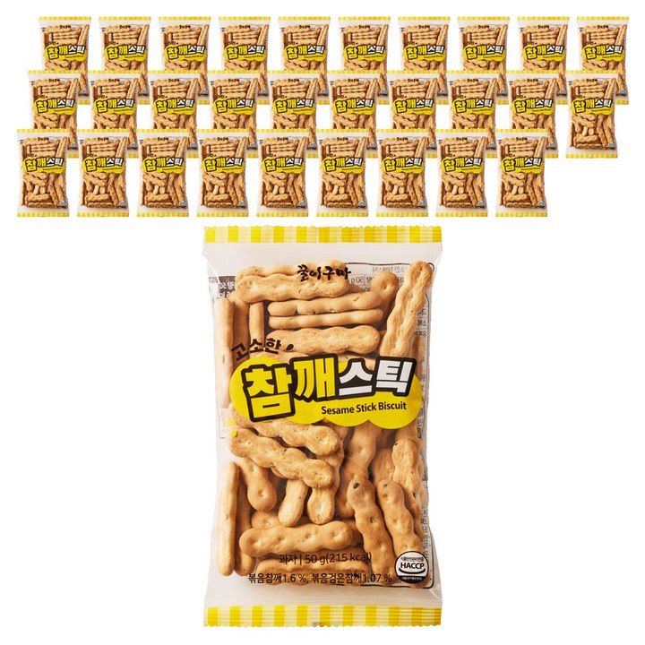 꿀이구마 고소한 참깨스틱, 50g, 30개