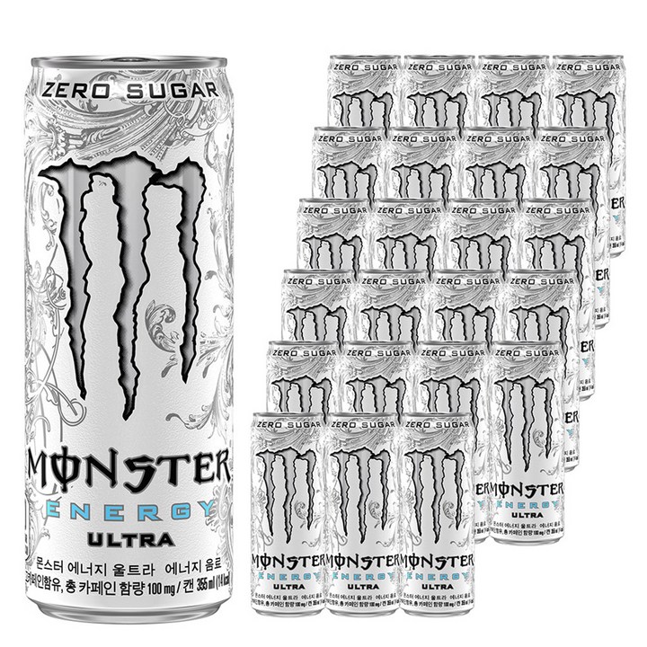 몬스터에너지 울트라, 355ml, 24개