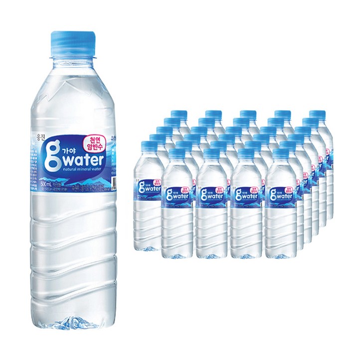 웅진 가야워터 생수, 500ml, 60개