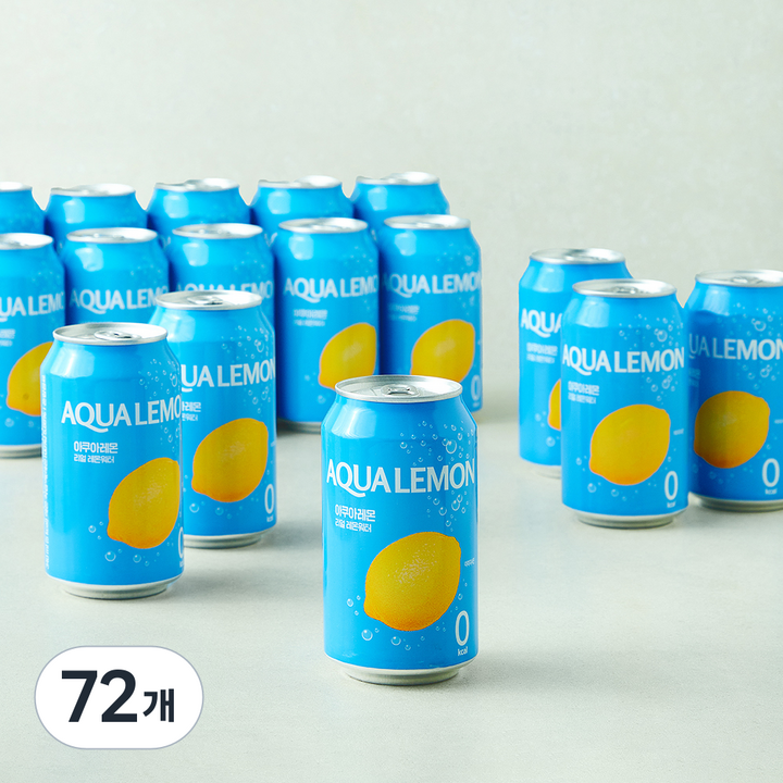 올가니카 레몬수 아쿠아레몬, 72개, 340ml