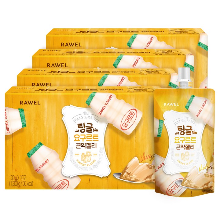 팅글 곤약젤리 요구르트맛, 130g, 40개