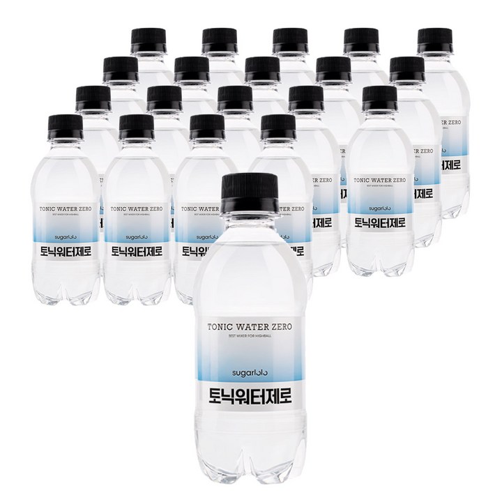 슈가로로 토닉워터 제로, 300ml, 20개