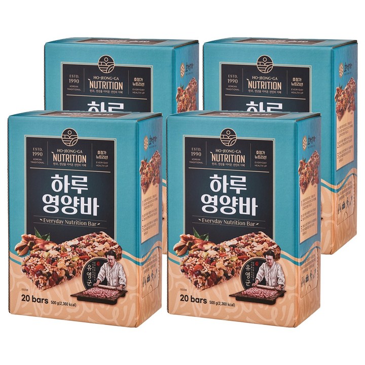 호정가 하루 영양바 20p, 4개, 500g