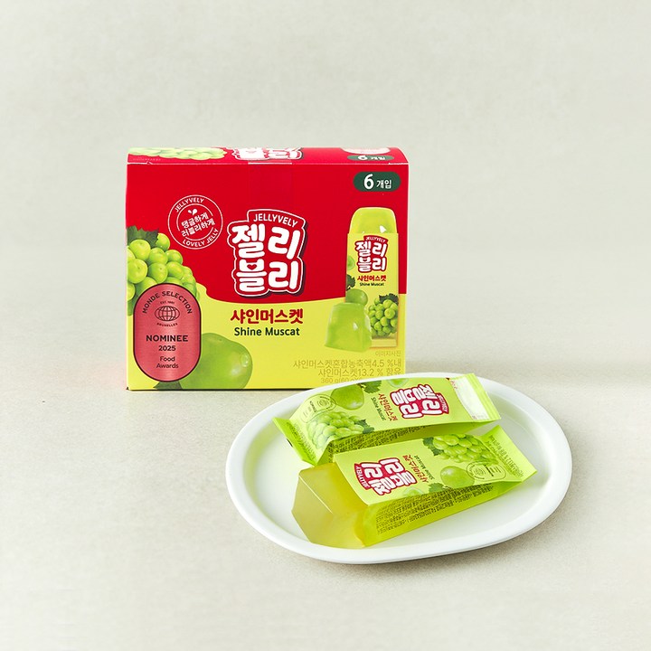 쉐프엠 젤리블리 샤인머스켓, 60g, 1개, 6개입