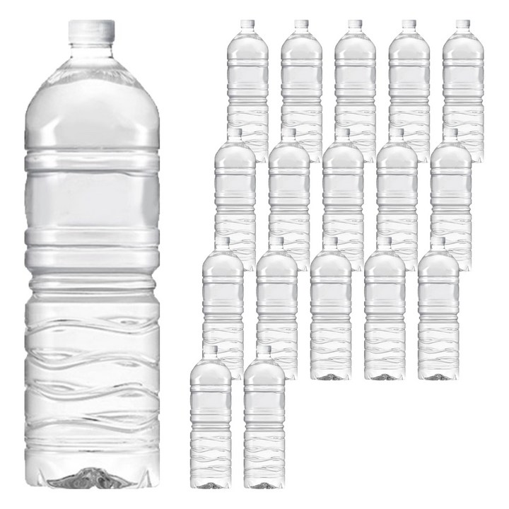 아이시스 생수 화이트캡 무라벨, 18개, 2L