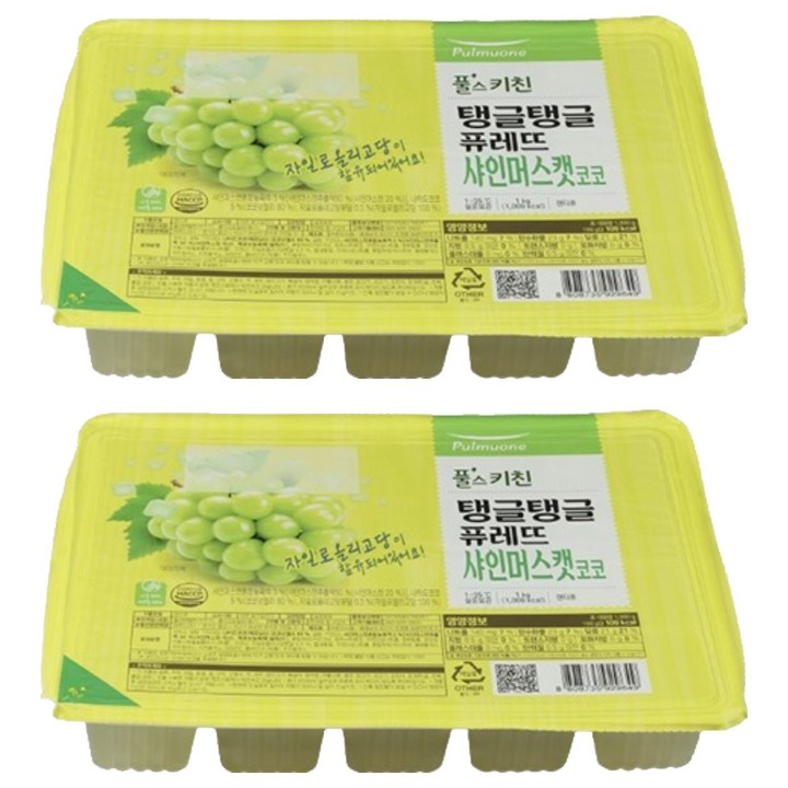 풀스키친 실온 퓨레뜨 샤인머스캣코코 푸딩 20개입, 1kg, 2개