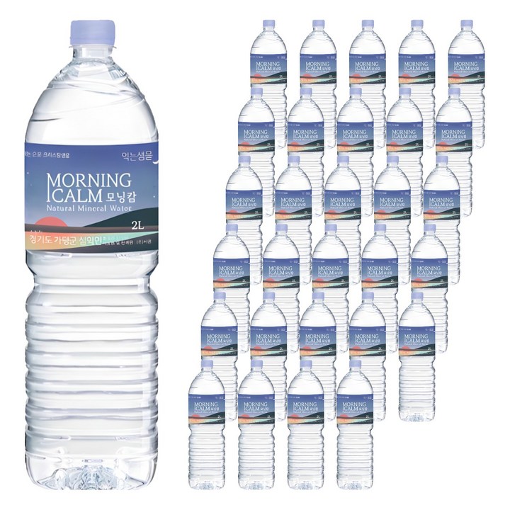 모닝캄 생수, 2L, 30개