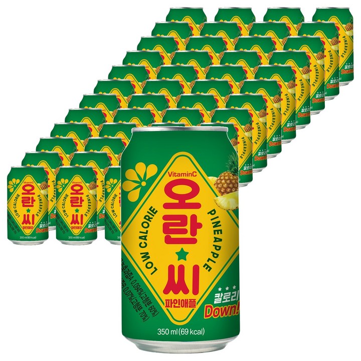 동아오츠카 오란씨 파인애플 캔, 350ml, 48개