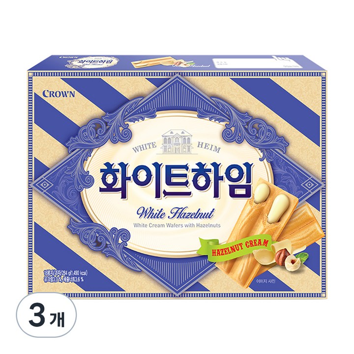 쵸코하임 화이트, 284g, 3개