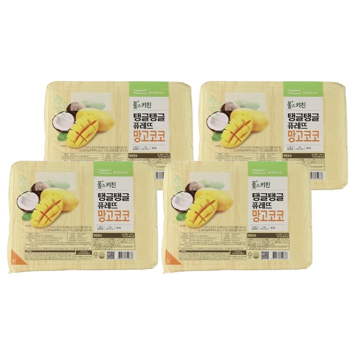 풀스키친 실온 퓨레뜨 망고코코 푸딩 20개입, 1kg, 4개