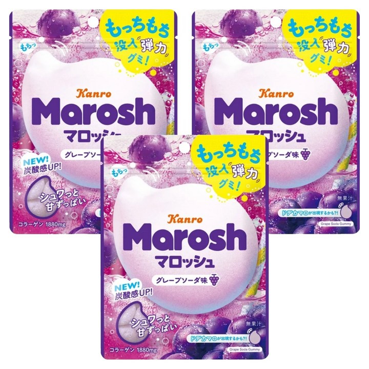 마로슈 칸로 포도소다, 50g, 3개