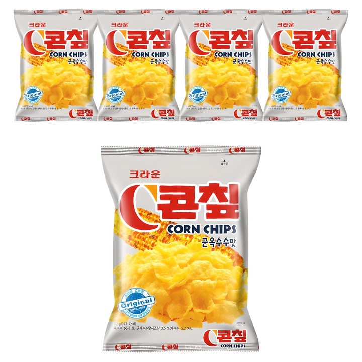 콘칲 C 군옥수수맛, 70g, 5개