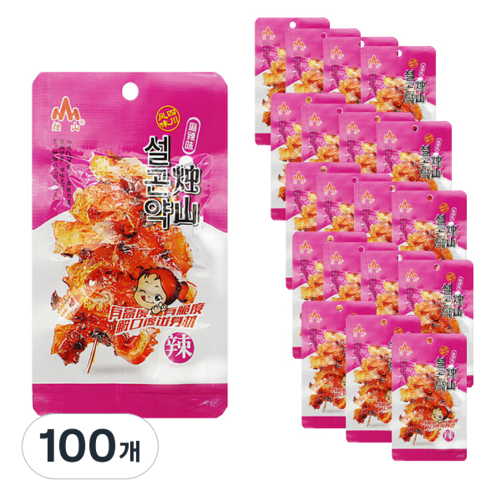 마라웨이 설곤약 간식 마라맛, 30g, 100개