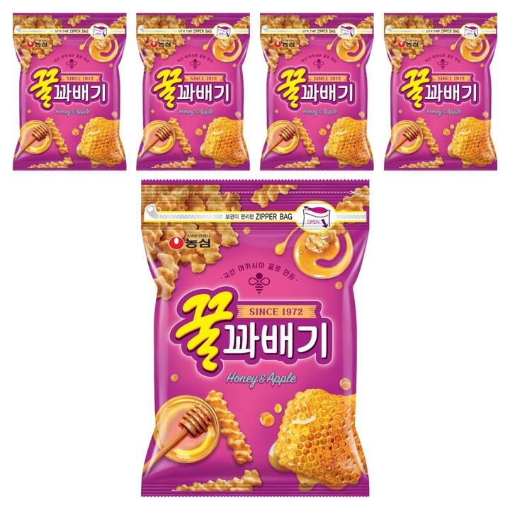 꿀꽈배기, 300g, 5개