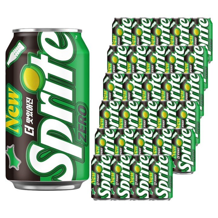 스프라이트 제로 사이다, 350ml, 48개