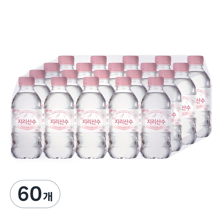 지리산수 무라벨, 330ml, 60개