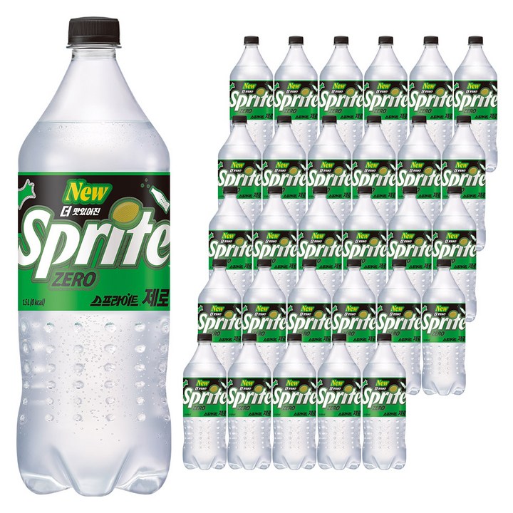 스프라이트 제로 사이다, 1.5L, 36개