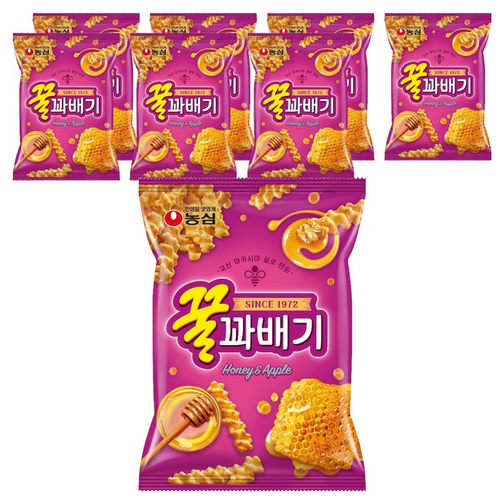 꿀꽈배기, 90g, 8개
