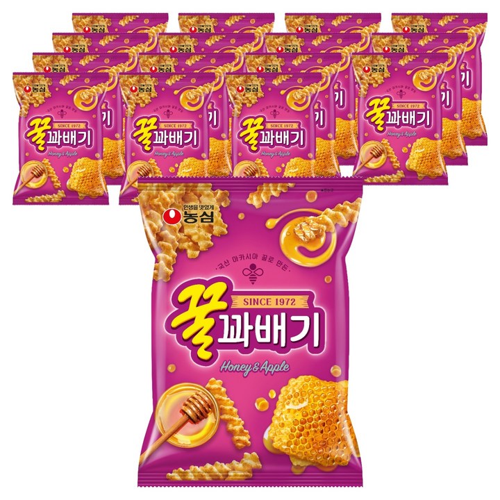 꿀꽈배기, 90g, 16개