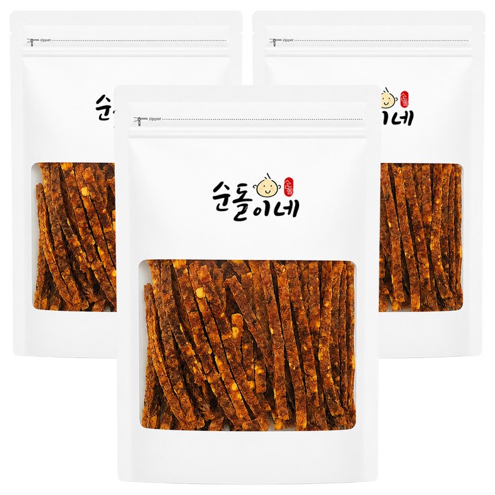 순돌이네 치즈 콕콕 오징어포, 200g, 3개