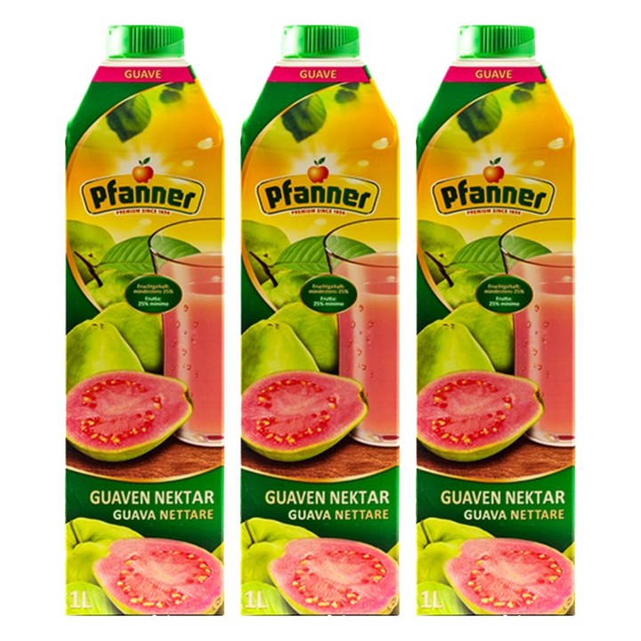 파너 구아바 음료, 1L, 3개