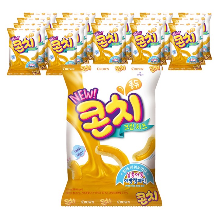 콘치 치즈크림, 110g, 18개