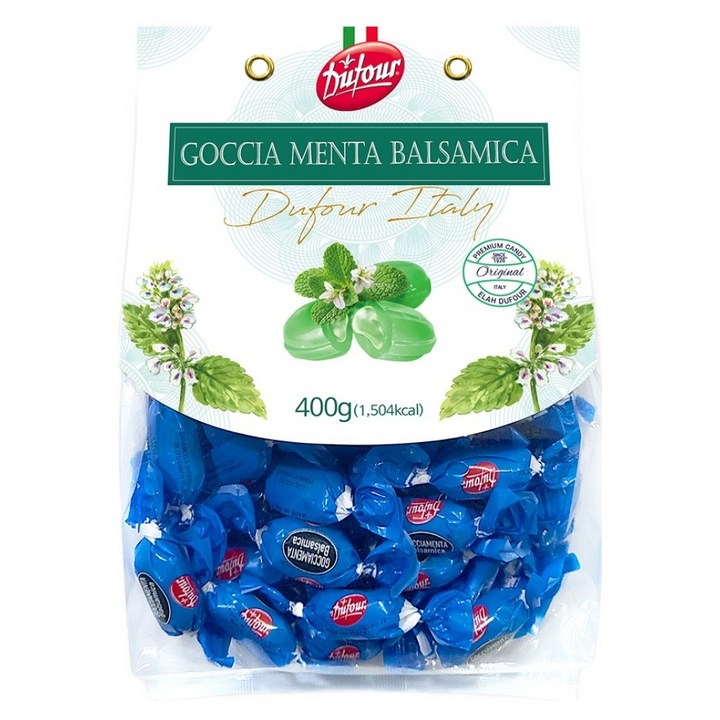 듀포 이탈리아 민트 시럽 캔디, 400g, 1개