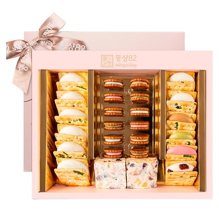 몽샹82 패밀리 F3 선물세트+쇼핑백, 372g, 1세트