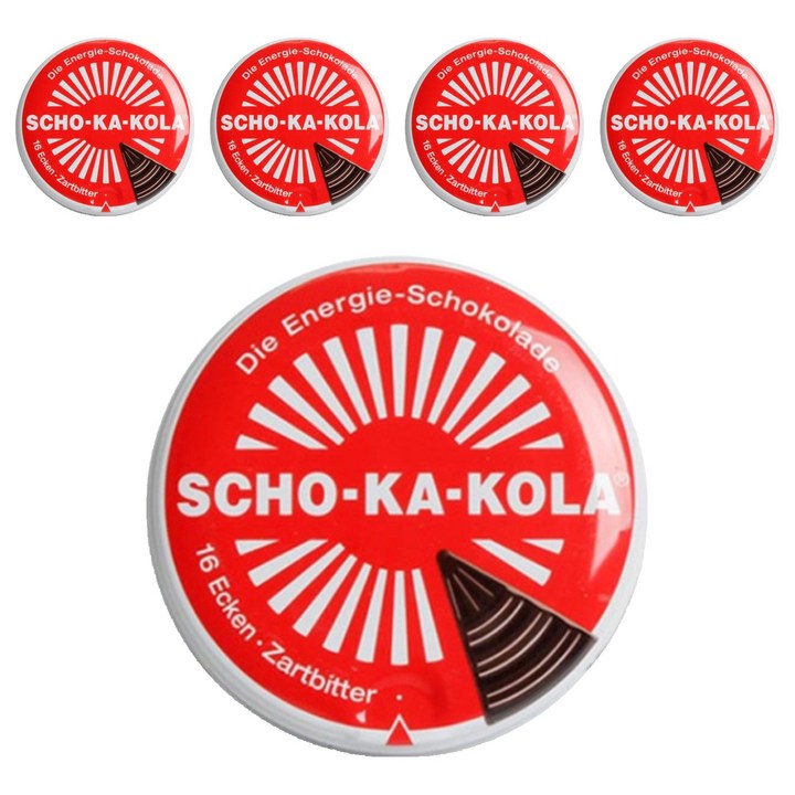쇼카콜라 다크 초콜릿, 100g, 5개