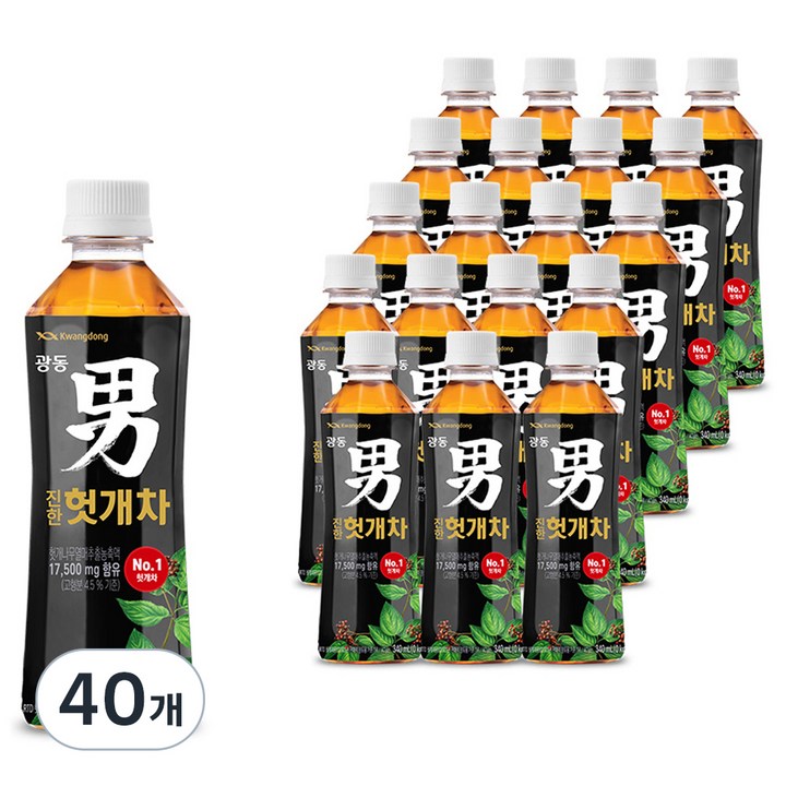 광동진한헛개차, 340ml, 40개