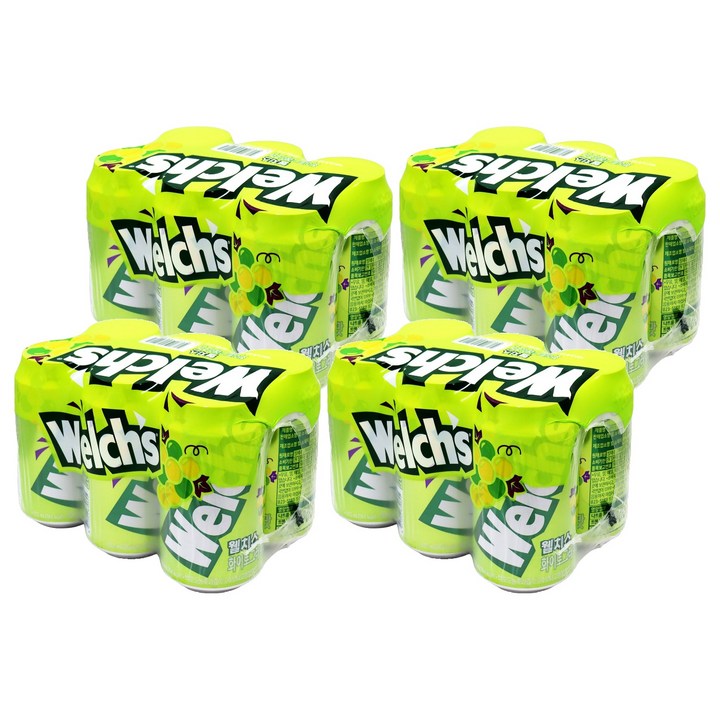 웰치스 화이트그레이프맛, 355ml, 24개