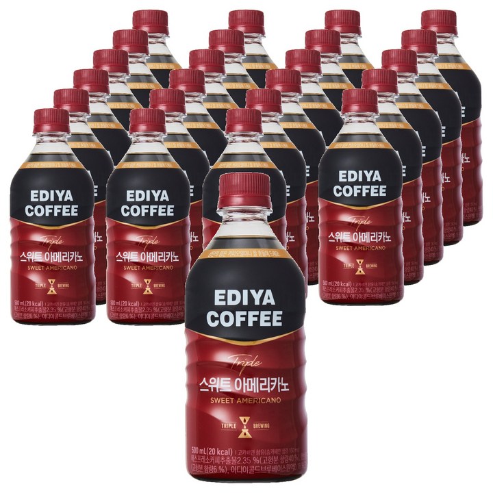 이디야 트리플 스위트 아메리카노, 500ml, 24개