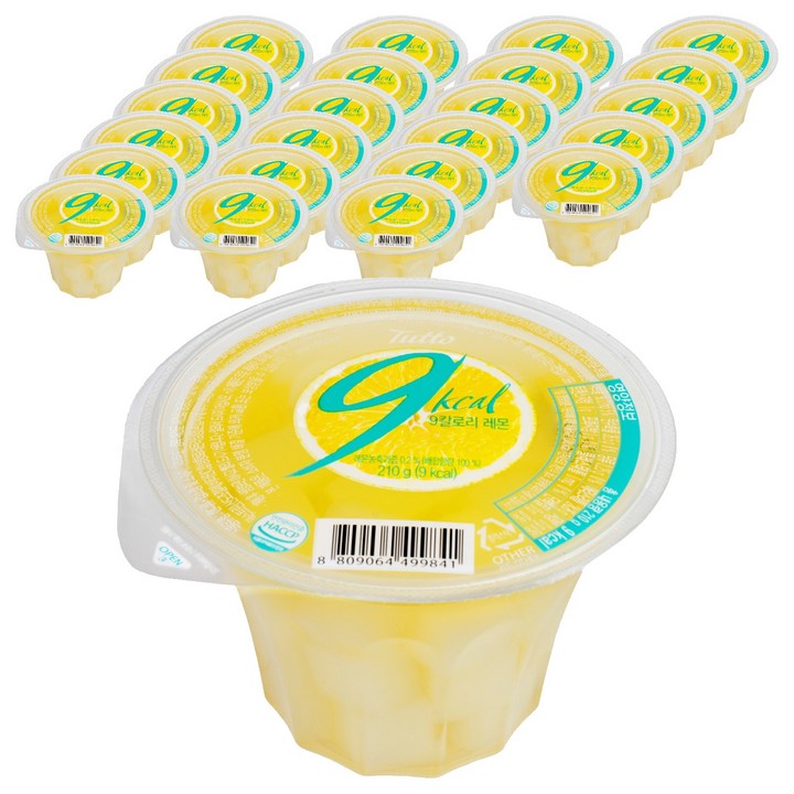 뚜또 9칼로리 푸딩 레몬, 210g, 24개
