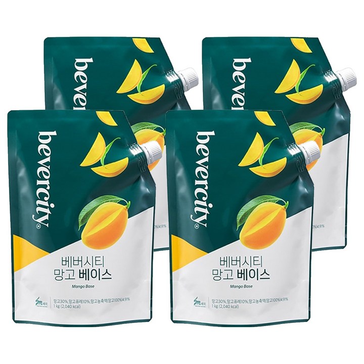 베버시티 망고 베이스, 1kg, 4개