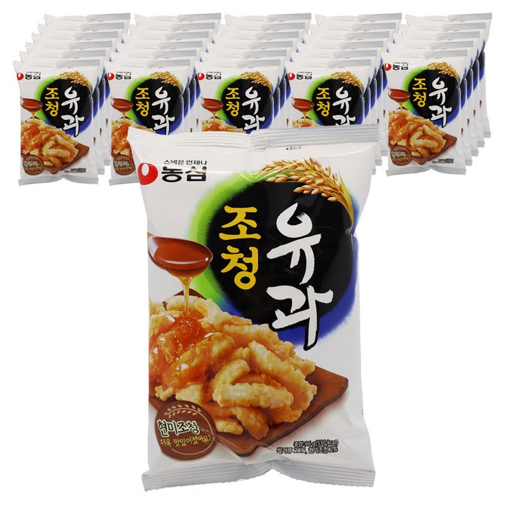 농심 조청유과, 96g, 40개