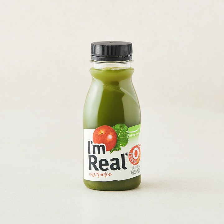 아임리얼 케일사과 주스, 190ml, 1개
