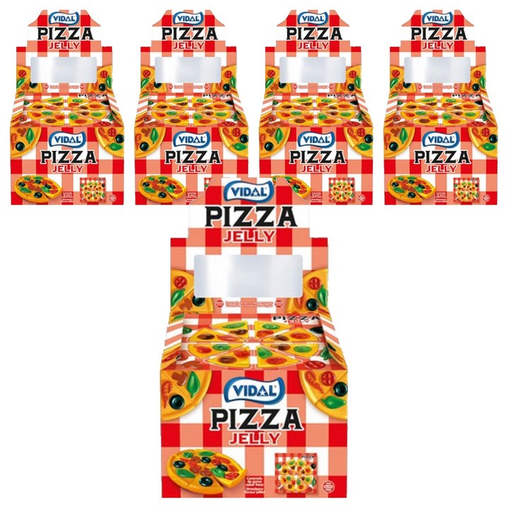위니비니 피자모양 젤리 44p, 726g, 5개