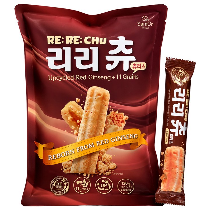업사이클링 리리츄 츄러스, 120g, 1개