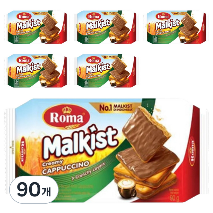 로마말키스트 카푸치노 크래커, 90g, 90개