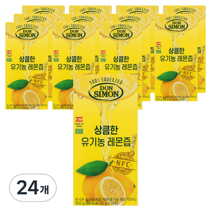 돈시몬 유기농 레몬즙, 25g, 336개