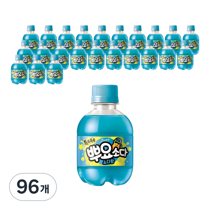 팔도 뿌요소다 소다향, 245ml, 96개