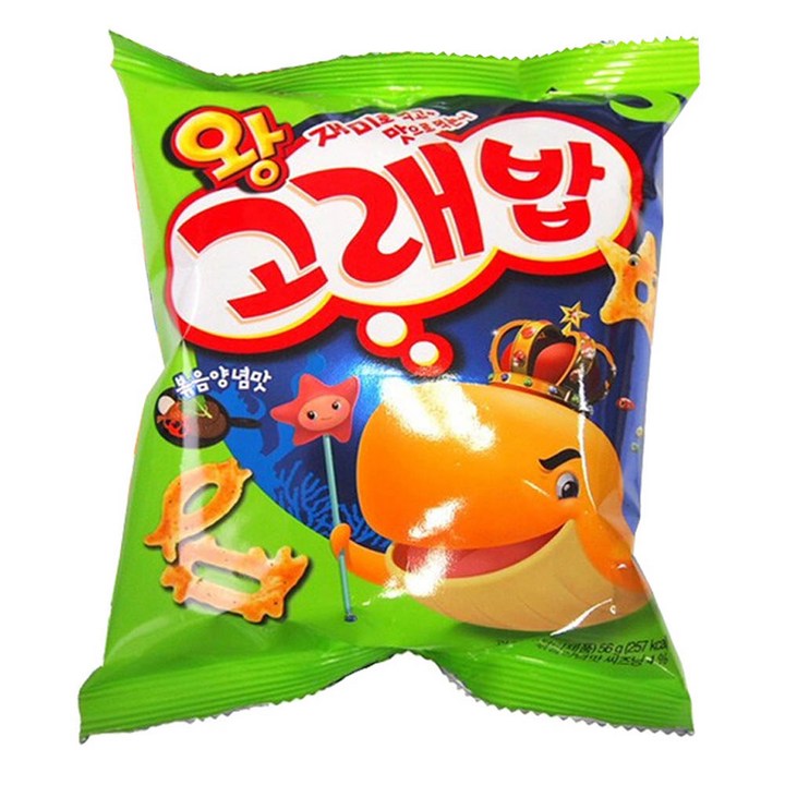오리온 왕고래밥 볶음양념맛, 56g, 1개