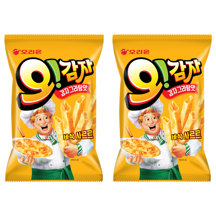 오리온 오감자 그라탕 스낵, 50g, 2개