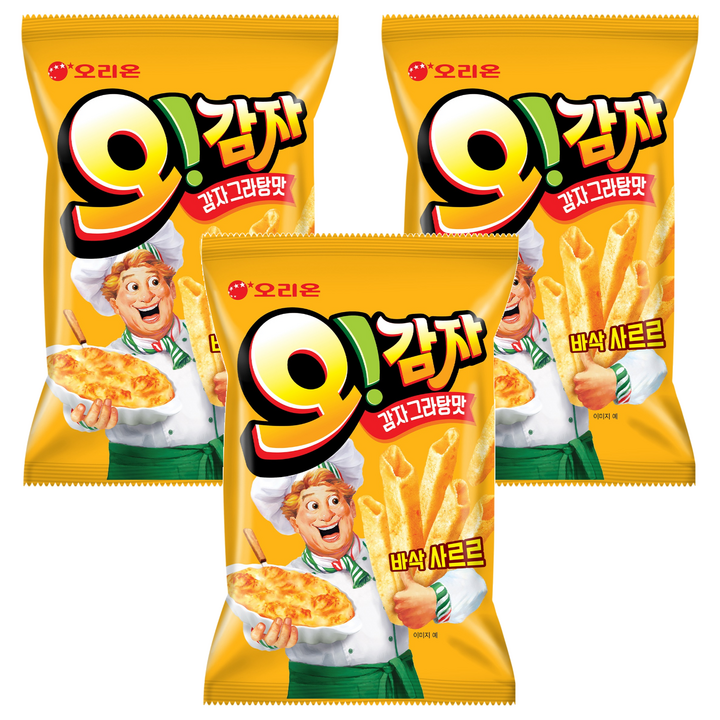 오리온 오감자 그라탕 스낵, 50g, 3개