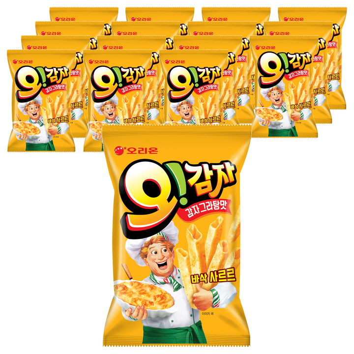 오리온 오감자 그라탕 스낵, 50g, 16개