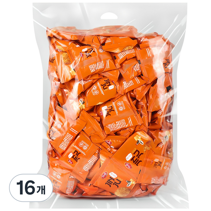 리키 진주 허니 쌀과자, 1kg, 16개