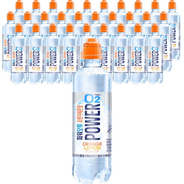 파워오투 오렌지레몬, 500ml, 48개