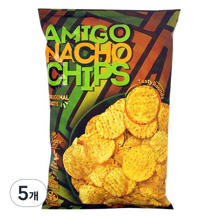 아미고나쵸 오리지날 나쵸칩, 454g, 5개