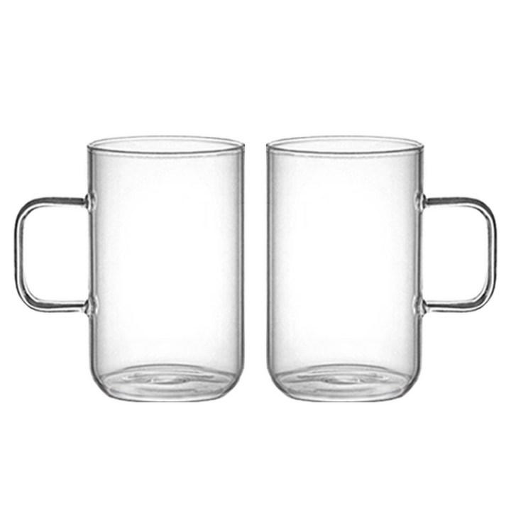 큼직하게 마시고 싶다면, 후기 1만 개 내열유리 머그 500ml 2개
