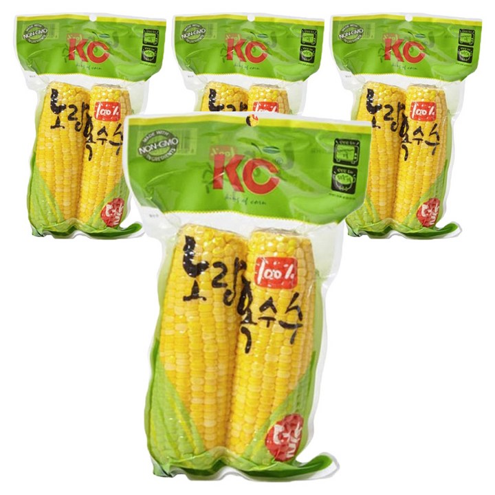 킹오브콘 노랑옥수수 2p, 500g, 4개